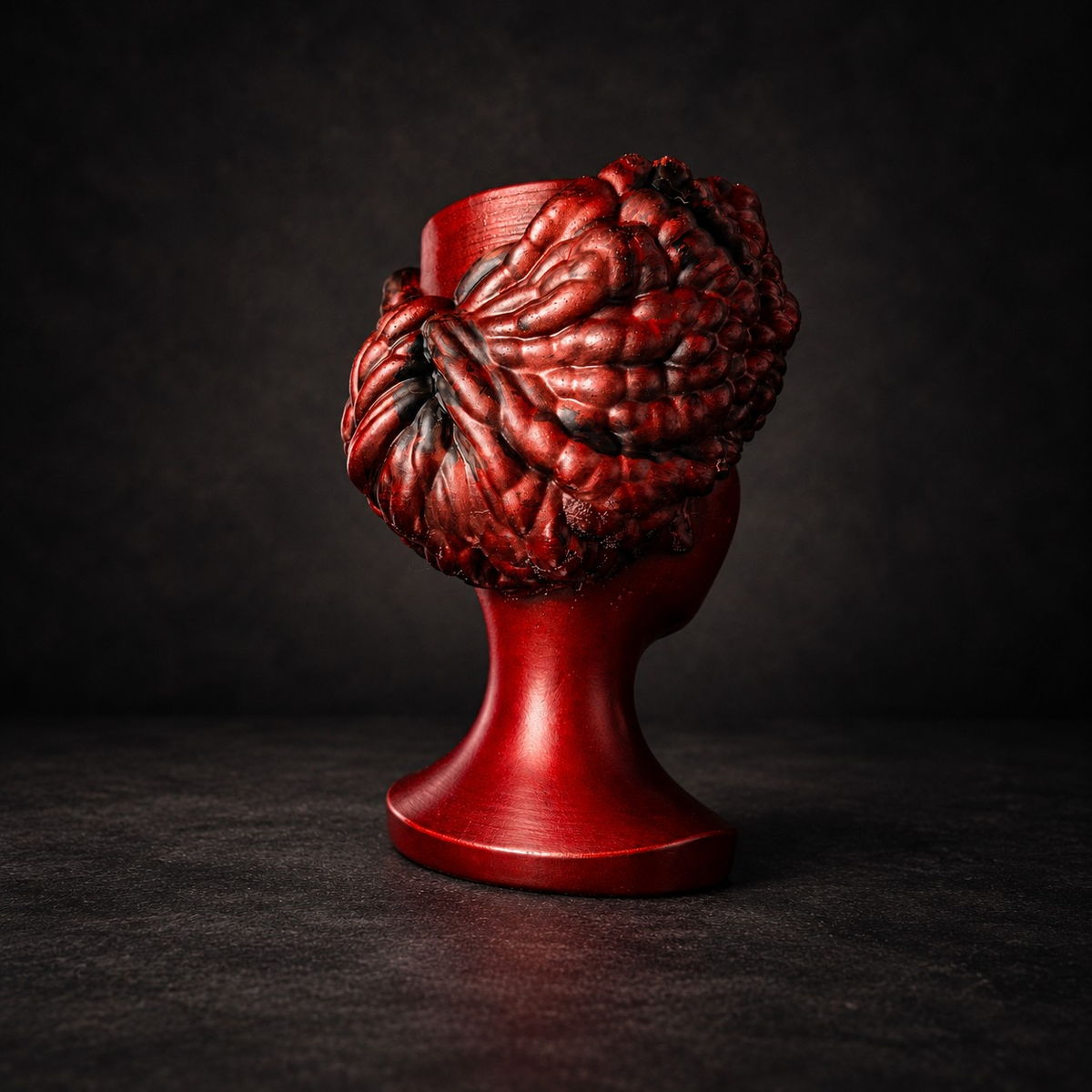 Goddess Bust Planter: Blood Moon — image 8