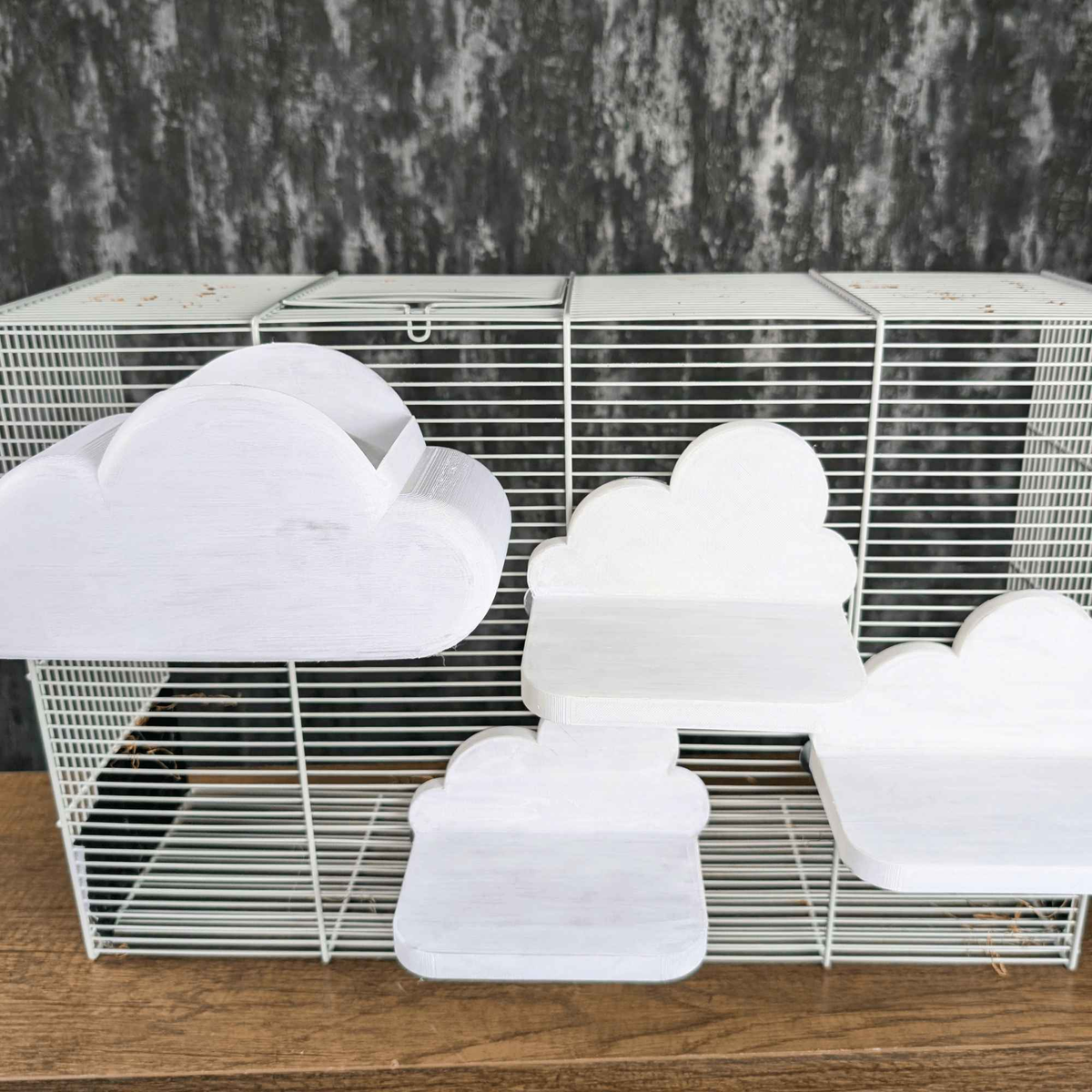 Cloud Rat Shelves & Hideaway displayed alongside complementary pieces