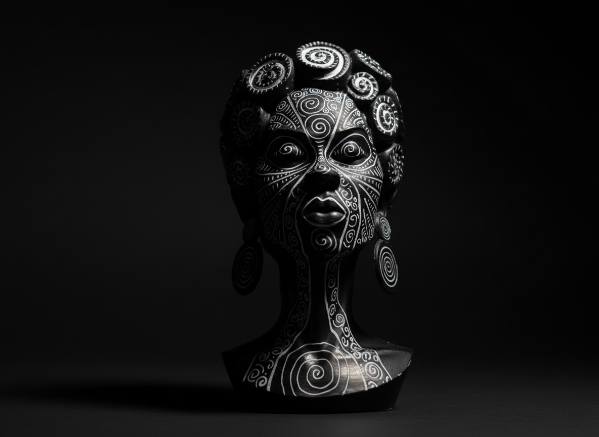 African head planter front view