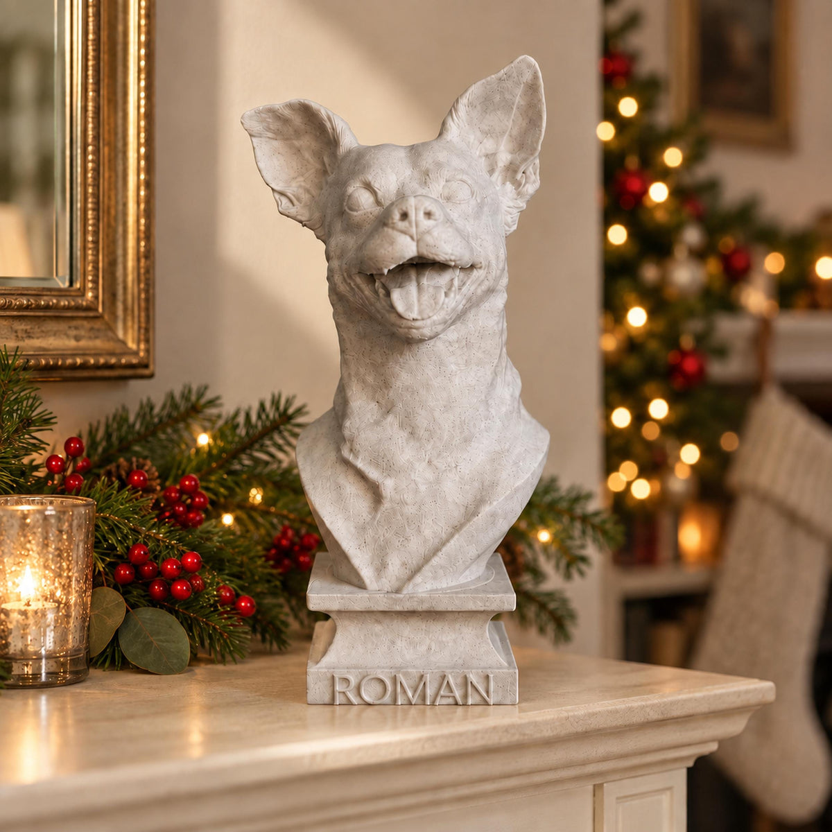 Custom Pet Bust from Photo | Personalised Pet Memorial