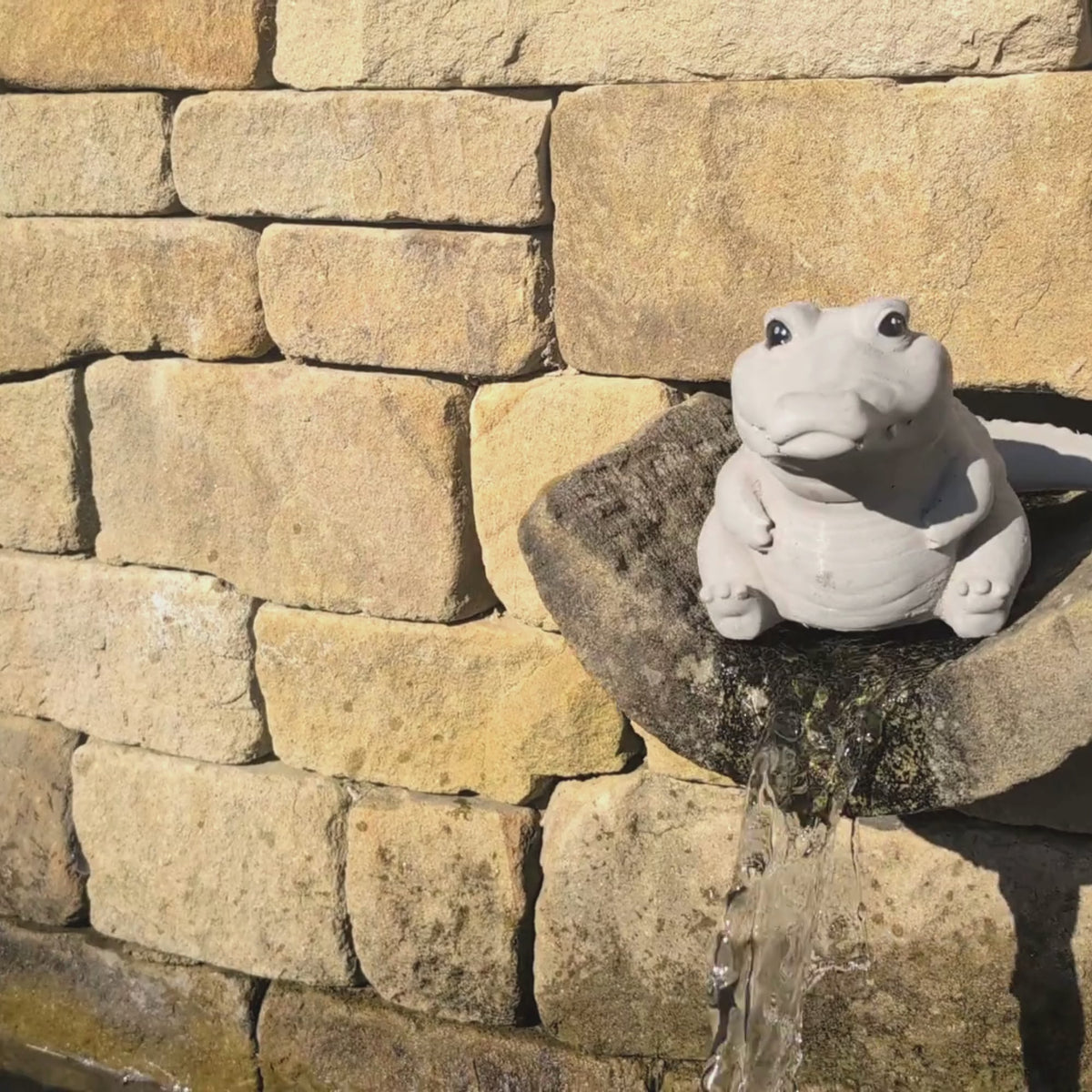 Cast Stone Crocodile Garden Ornament