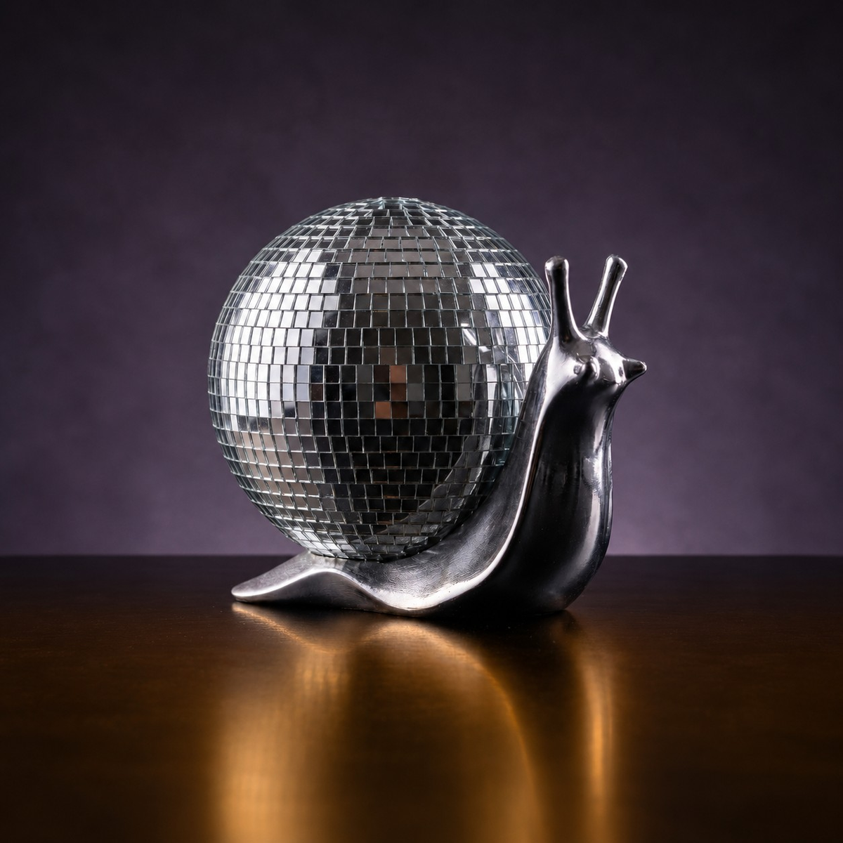 The Slow Dancer - Disco Snail Sculpture — detail view 9 of 10