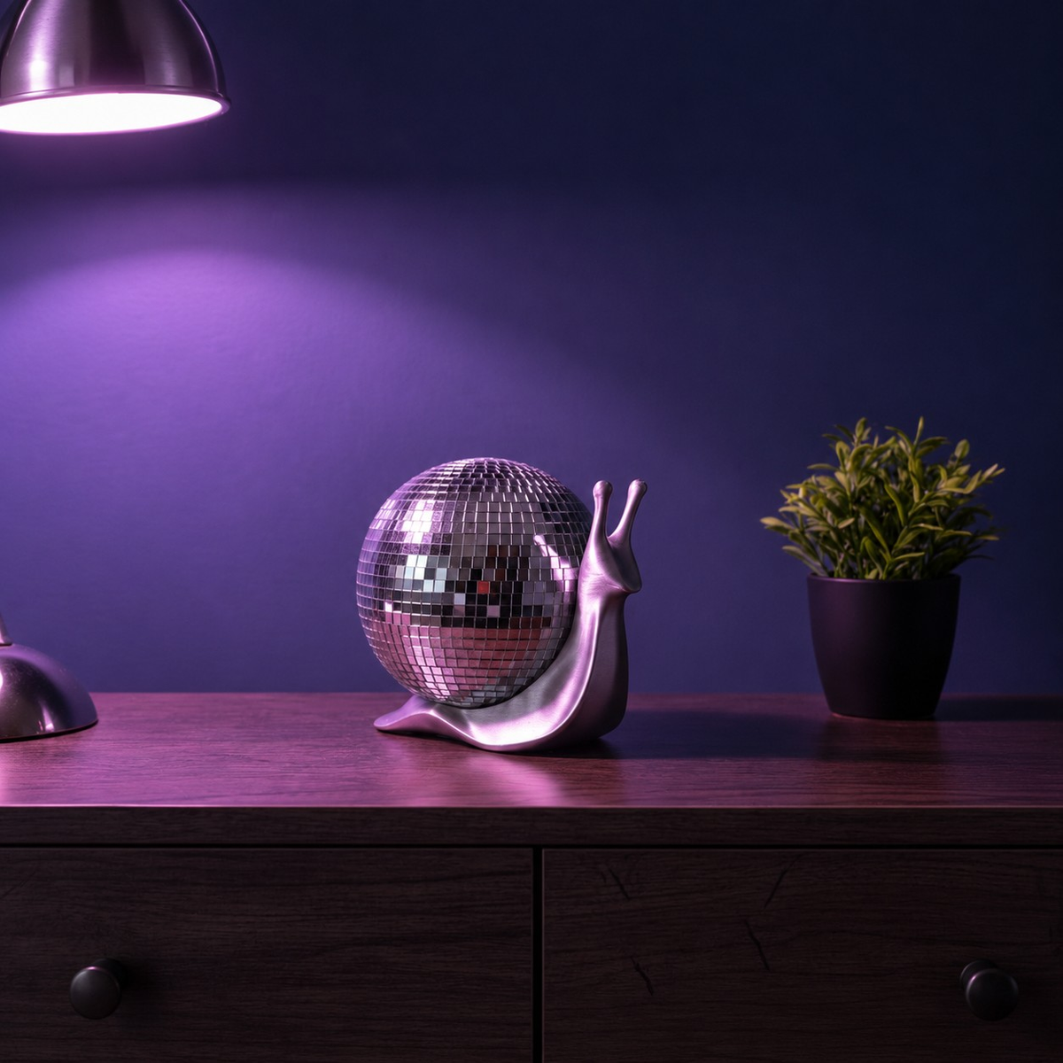 The Slow Dancer - Disco Snail Sculpture — detail view 6 of 10